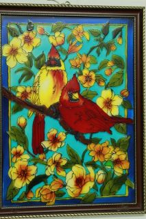 Buy Two Bird Glass Painting Buy Two Bird Glass Painting